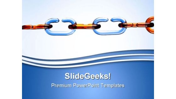Chain Links01 Business PowerPoint Templates And PowerPoint Backgrounds 0611