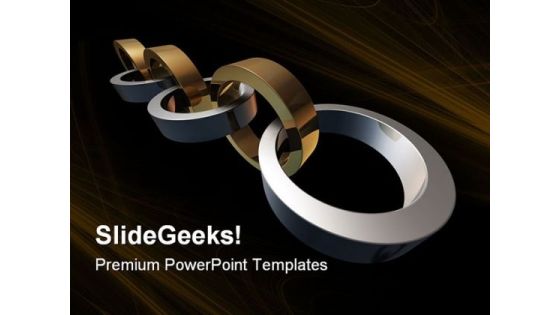 Chain Links Business PowerPoint Templates And PowerPoint Backgrounds 0811 Chain Links Business PowerPoint Templates And PowerPoint Backgrounds 0811
