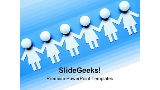 Chain Of Paper Team Global PowerPoint Themes And PowerPoint Slides 0511 Chain Of Paper Team Global PowerPoint Themes And PowerPoint Slides 0511