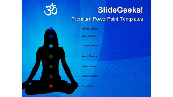 Chakras Yoga Health PowerPoint Themes And PowerPoint Slides 0711 Chakras Yoga Health PowerPoint Themes And PowerPoint Slides 0711