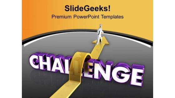 Challenge Your Knowledge For Success PowerPoint Templates Ppt Backgrounds For Slides 0613 Challenge Your Knowledge For Success PowerPoint Templates Ppt Backgrounds For Slides 0613