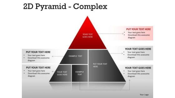 Chart 2d Pyramid Complex PowerPoint Slides And Ppt Diagram Templates