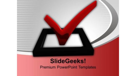 Check Box And Check Mark Business PowerPoint Templates Ppt Background For Slides 1112 Check Box And Check Mark Business PowerPoint Templates Ppt Background For Slides 1112