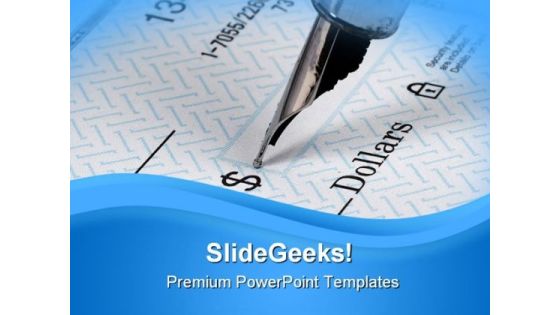 Check Writing Finance PowerPoint Themes And PowerPoint Slides 0711 Check Writing Finance PowerPoint Themes And PowerPoint Slides 0711