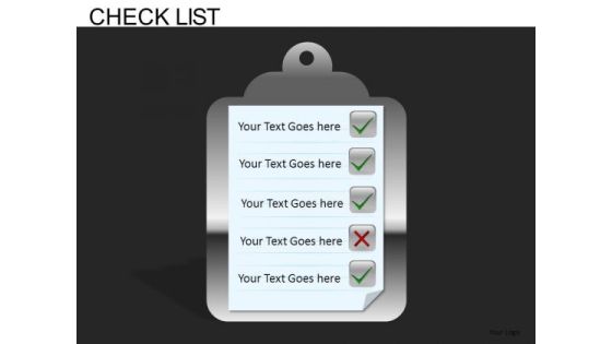Checklist Board PowerPoint Templates Checklist Board PowerPoint Templates