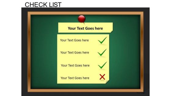 Checklist Diagram PowerPoint Checklist Diagram PowerPoint