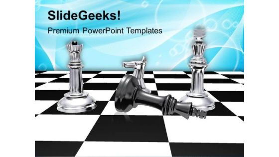 Checkmate Game Over Business PowerPoint Templates And PowerPoint Themes 1112 Checkmate Game Over Business PowerPoint Templates And PowerPoint Themes 1112