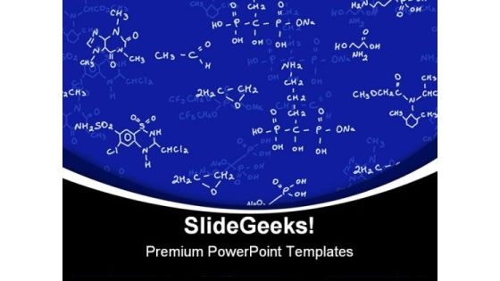 Chemical Formulas Science PowerPoint Themes And PowerPoint Slides 0811 Chemical Formulas Science PowerPoint Themes And PowerPoint Slides 0811
