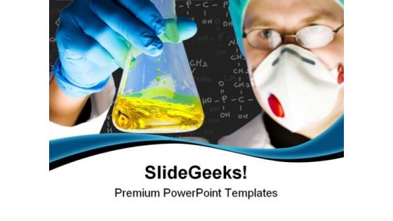 Chemist At Work Science PowerPoint Templates And PowerPoint Backgrounds 0511 Chemist At Work Science PowerPoint Templates And PowerPoint Backgrounds 0511