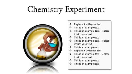 Chemistry Experiment Science PowerPoint Presentation Slides Cc