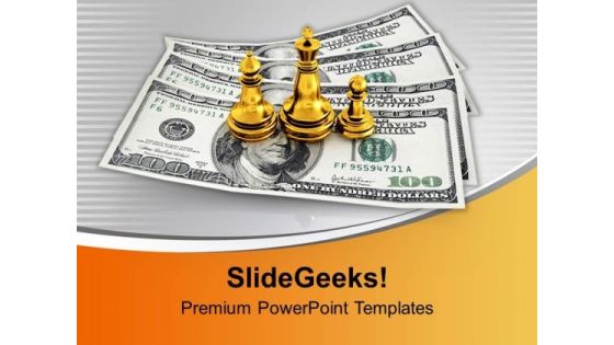 Chess Figures On Dollar Strategy PowerPoint Templates Ppt Backgrounds For Slides 0213 Chess Figures On Dollar Strategy PowerPoint Templates Ppt Backgrounds For Slides 0213