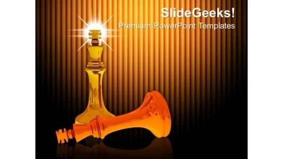 Chess King Dominating Other Business PowerPoint Templates And PowerPoint Themes 1112 Chess King Dominating Other Business PowerPoint Templates And PowerPoint Themes 1112