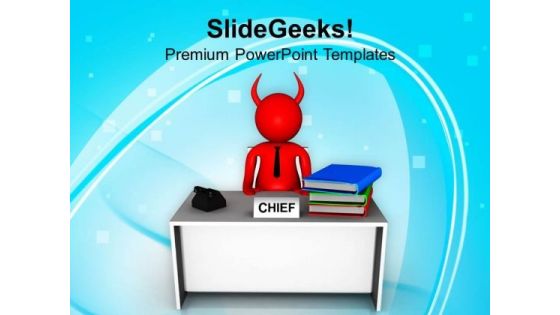 Chief Manager Business Concept PowerPoint Templates Ppt Backgrounds For Slides 0613 Chief Manager Business Concept PowerPoint Templates Ppt Backgrounds For Slides 0613