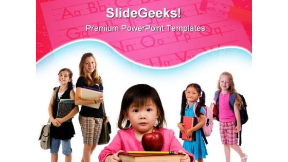 Children Education PowerPoint Backgrounds And Templates 1210