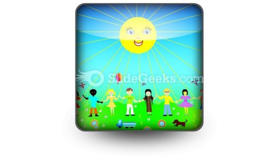 Children Poster PowerPoint Icon S Children Poster PowerPoint Icon S