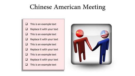 Chinese American Meeting Business PowerPoint Presentation Slides S Chinese American Meeting Business PowerPoint Presentation Slides S