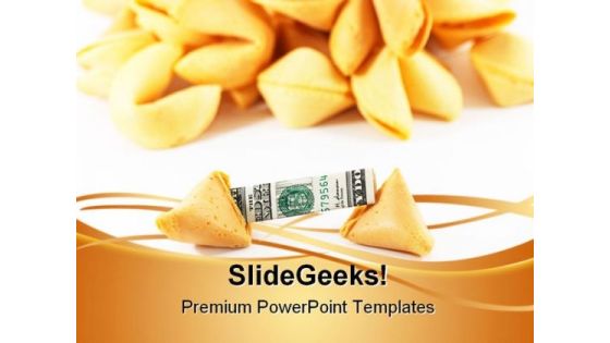 Chinese Cookies Food PowerPoint Background And Template 1210