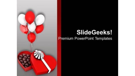 Chocolate And Ballons Gives Special Effects PowerPoint Templates Ppt Backgrounds For Slides 0713 Chocolate And Ballons Gives Special Effects PowerPoint Templates Ppt Backgrounds For Slides 0713