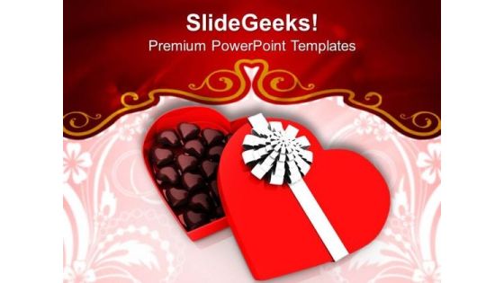 Chocolates Gift Box Love PowerPoint Templates Ppt Backgrounds For Slides 0213 Chocolates Gift Box Love PowerPoint Templates Ppt Backgrounds For Slides 0213