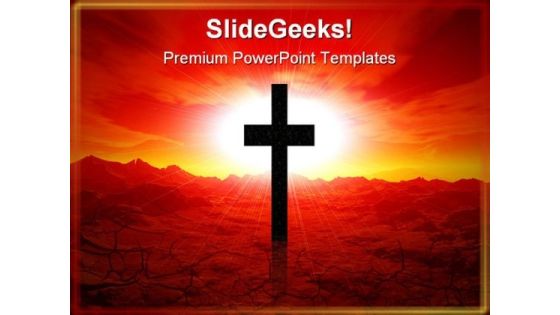 Christ Worship Religion PowerPoint Template 0610 Christ Worship Religion PowerPoint Template 0610