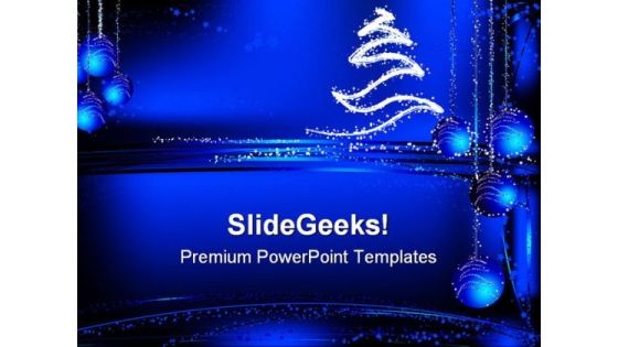 Christmas01 Abstract PowerPoint Background And Template 1210