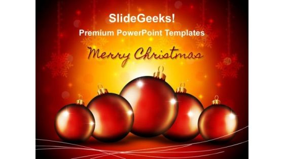 Christmas Balls Background PowerPoint Templates And PowerPoint Themes 0212 Christmas Balls Background PowerPoint Templates And PowerPoint Themes 0212