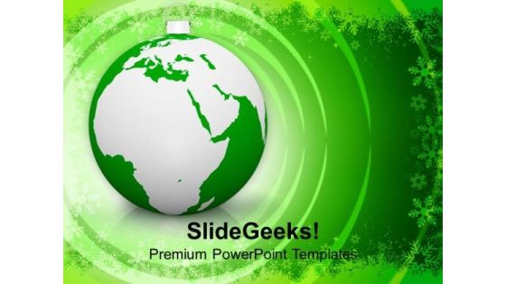 Christmas Bauble Globe Business PowerPoint Templates Ppt Backgrounds For Slides 1112 Christmas Bauble Globe Business PowerPoint Templates Ppt Backgrounds For Slides 1112