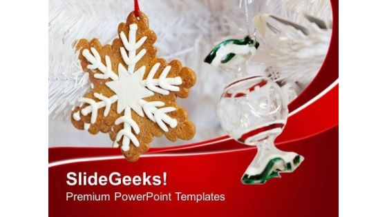 Christmas Cookies For Celebration PowerPoint Templates Ppt Backgrounds For Slides 0513
