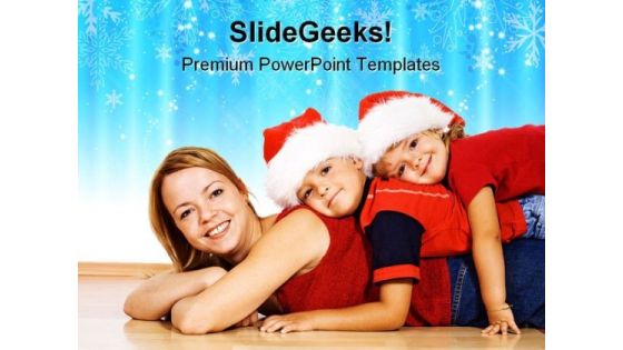 Christmas Family PowerPoint Themes And PowerPoint Slides 0511
