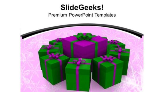 Christmas Gifts Packed In Circle Events PowerPoint Templates Ppt Backgrounds For Slides 1112 Christmas Gifts Packed In Circle Events PowerPoint Templates Ppt Backgrounds For Slides 1112