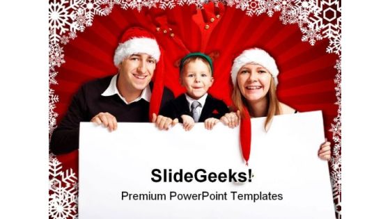 Christmas Invitation Family PowerPoint Background And Template 1210 Christmas Invitation Family PowerPoint Background And Template 1210
