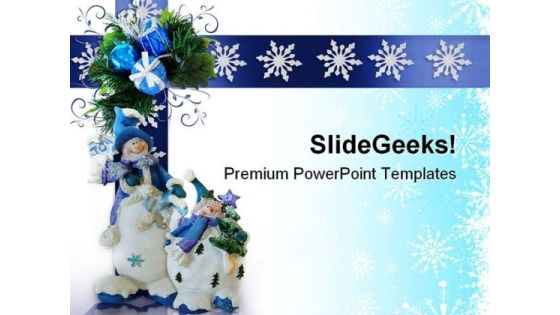 Christmas Snowman Festival PowerPoint Themes And PowerPoint Slides 0711 Christmas Snowman Festival PowerPoint Themes And PowerPoint Slides 0711