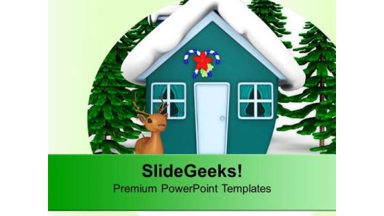 Christmas Theme And Winter Background PowerPoint Templates Ppt Backgrounds For Slides 0113