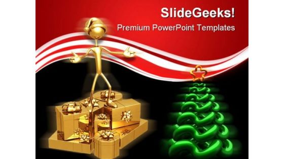Christmas Tree With Presents Festival PowerPoint Themes And PowerPoint Slides 0411 Christmas Tree With Presents Festival PowerPoint Themes And PowerPoint Slides 0411