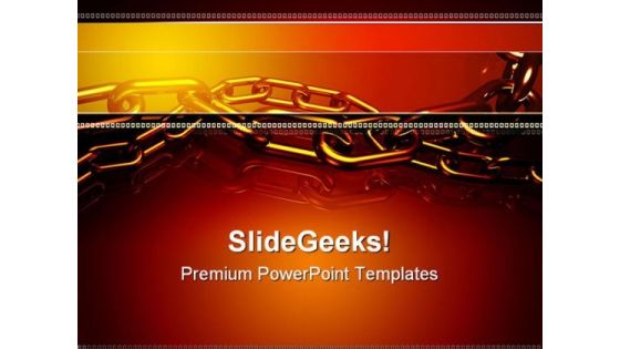 Chrome Chain Abstract PowerPoint Templates And PowerPoint Backgrounds 0611