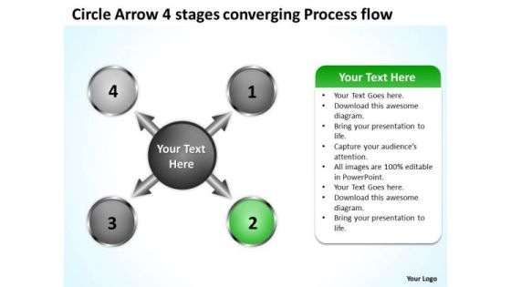 Circle Arrow 4 Stages Converging Process Flow Circular Layout PowerPoint Slides Circle Arrow 4 Stages Converging Process Flow Circular Layout PowerPoint Slides