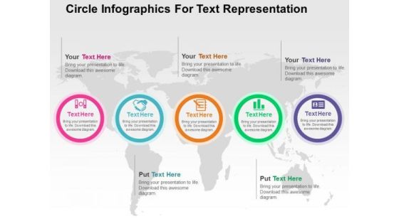 Circle Infographics For Text Representation PowerPoint Templates Circle Infographics For Text Representation PowerPoint Templates