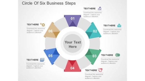 Circle Of Six Business Steps PowerPoint Templates Circle Of Six Business Steps PowerPoint Templates