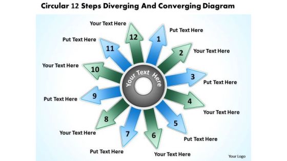Circular 12 Steps Diverging And Converging Diagram Ppt Process PowerPoint Slides Circular 12 Steps Diverging And Converging Diagram Ppt Process PowerPoint Slides