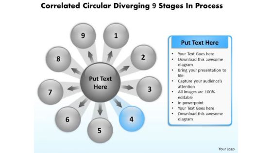Circular Diverging 9 Stages Process Relative Arrow Chart PowerPoint Slides Circular Diverging 9 Stages Process Relative Arrow Chart PowerPoint Slides