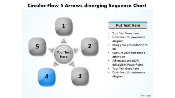 Circular Flow 5 Arrows Diverging Sequence Chart Ppt Processs And PowerPoint Slides Circular Flow 5 Arrows Diverging Sequence Chart Ppt Processs And PowerPoint Slides
