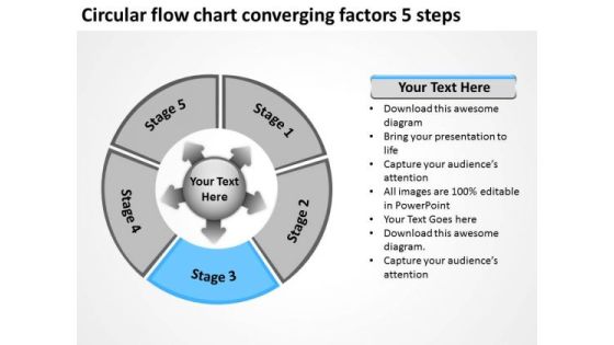 Circular Flow Chart Converging Factors 5 Steps Target Process PowerPoint Templates Circular Flow Chart Converging Factors 5 Steps Target Process PowerPoint Templates