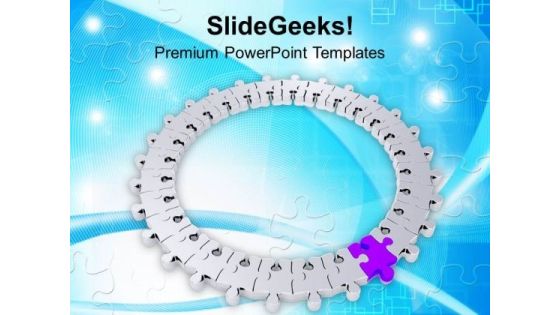 Circular Jigsaw Puzzles Represents Leadership PowerPoint Templates Ppt Backgrounds For Slides 0313 Circular Jigsaw Puzzles Represents Leadership PowerPoint Templates Ppt Backgrounds For Slides 0313