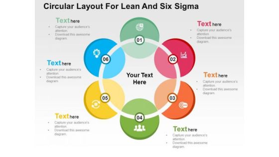 Circular Layout For Lean And Six Sigma PowerPoint Templates Circular Layout For Lean And Six Sigma PowerPoint Templates
