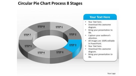 Circular Pie Chart Process 8 Stages Business Plan Forms PowerPoint Slides Circular Pie Chart Process 8 Stages Business Plan Forms PowerPoint Slides