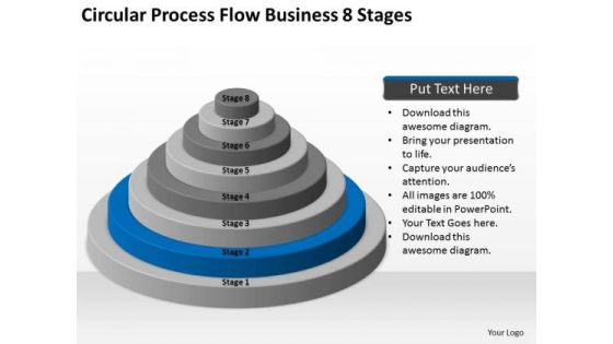Circular Process Flow Business 8 Stages Ppt Plan PowerPoint Slides