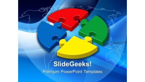 Circular Puzzle Business Globe PowerPoint Templates And PowerPoint Themes 0512 Circular Puzzle Business Globe PowerPoint Templates And PowerPoint Themes 0512