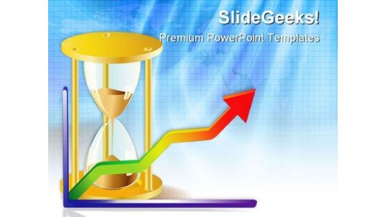 Clock Face And Graph Business PowerPoint Templates And PowerPoint Backgrounds 0411