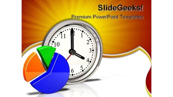 Clock Icon Pie Chart Business PowerPoint Templates And PowerPoint Backgrounds 0511 Clock Icon Pie Chart Business PowerPoint Templates And PowerPoint Backgrounds 0511
