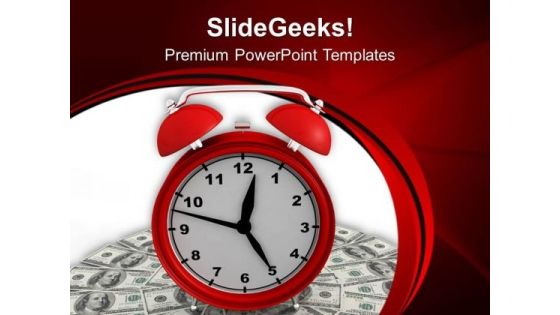 Clock With Finance Goal PowerPoint Templates Ppt Backgrounds For Slides 0413 Clock With Finance Goal PowerPoint Templates Ppt Backgrounds For Slides 0413